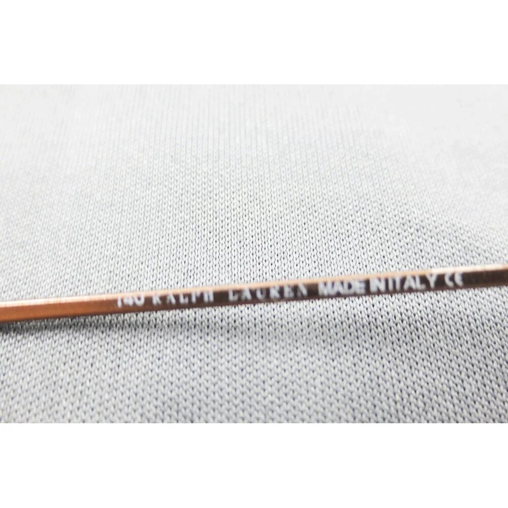 Ralph Lauren RL 1354 Brown Oval Metal Eyeglasses Frames Italy 140 39229
